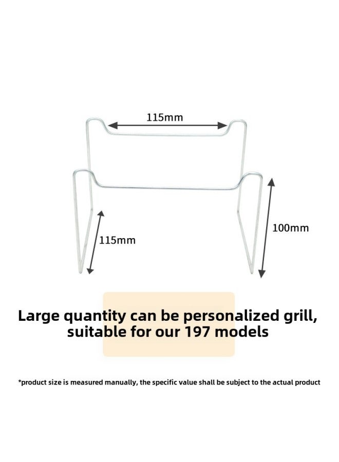 Tin Paper Aluminum Foil Box Disposable Portable Small Hot Pot With Bracket Oil Lamp Pot Set Environmental Protection Heatable And Sealable-Color:197 Support-Specifications:1 Set - Image 1