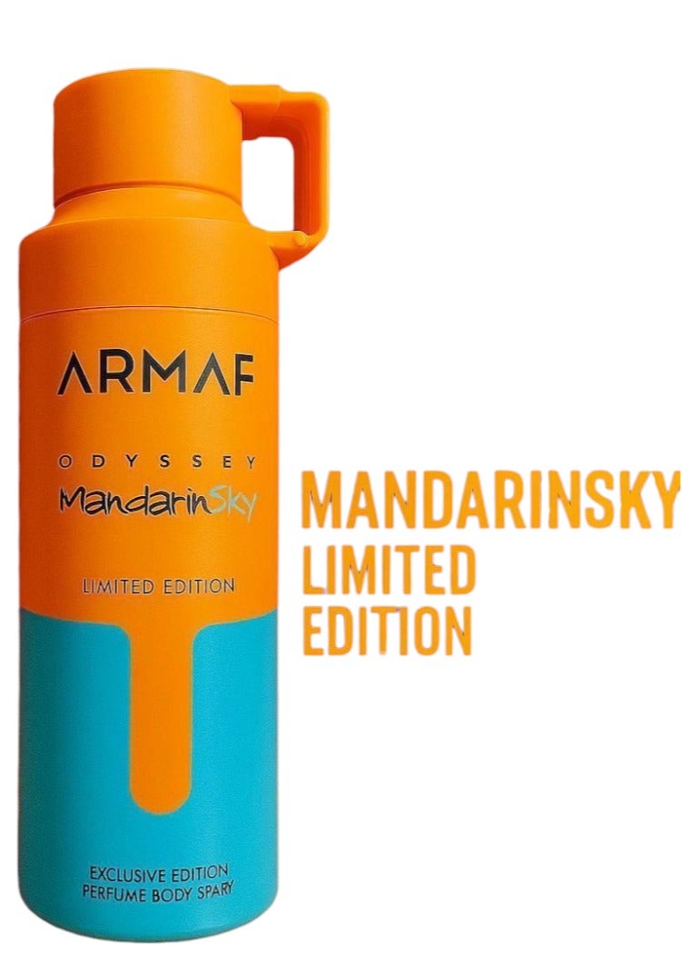 أرماف ارماف أوديسي ماندارين سكاي سبراي للجسم للرجال ٢٠٠ مل – إصدار محدود - Image 2