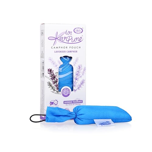Cycle Karpure Camphor Pouch combo - Lavender & Bhimseni Camphor Fragrance | Air Freshener for Home, Offices & Car/last upto 45 days/Pack of 2 l 60 gm per pack - Image 2