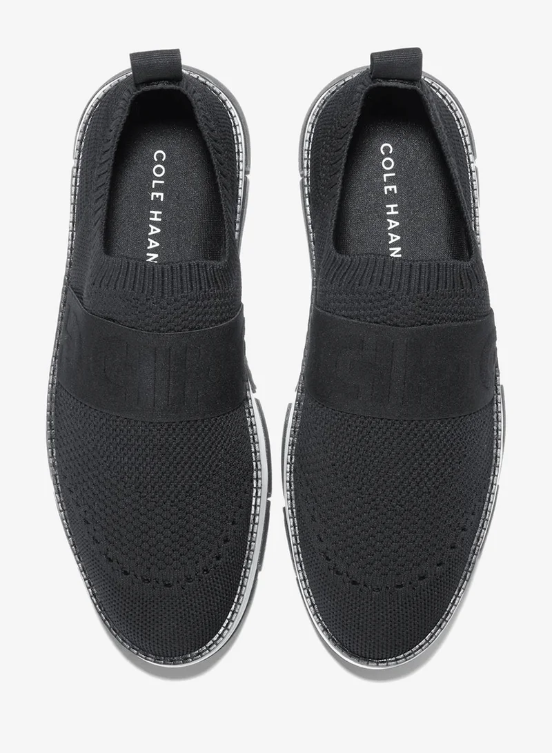 COLE HAAN BLACK Zerogrand Rella Stitchlite Slip-On Sneakers for Women | Best Price UAE