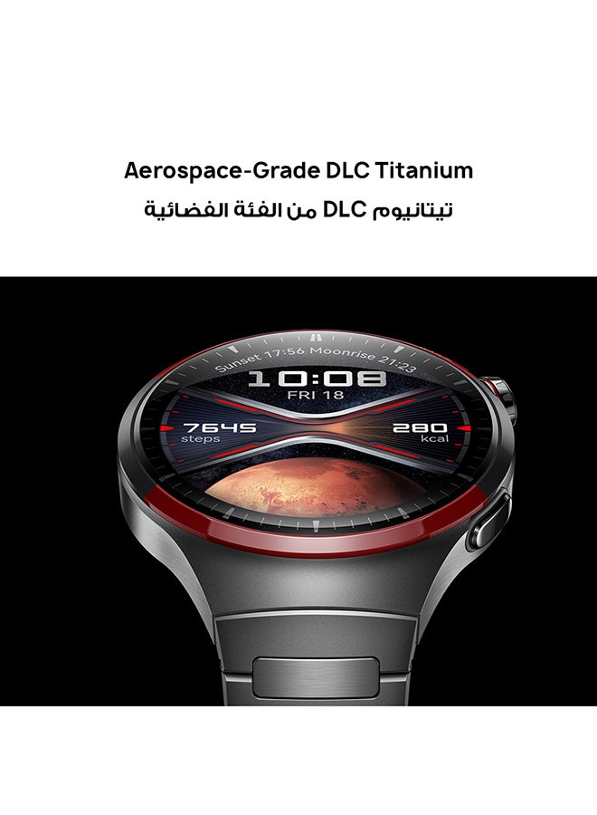 HUAWEI Watch 4 Pro Space Edition Smartwatch, Spherical Sapphire Glass, Health At A Glance, eSIM Cellular Calling, Fresh-New Activity Rings, Compatible With Andriod & iOS + Scale Grey - Image 2