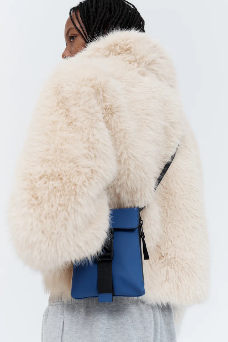 H&M  Fluffy funnel-collar jacket for Women | Best Price UAE