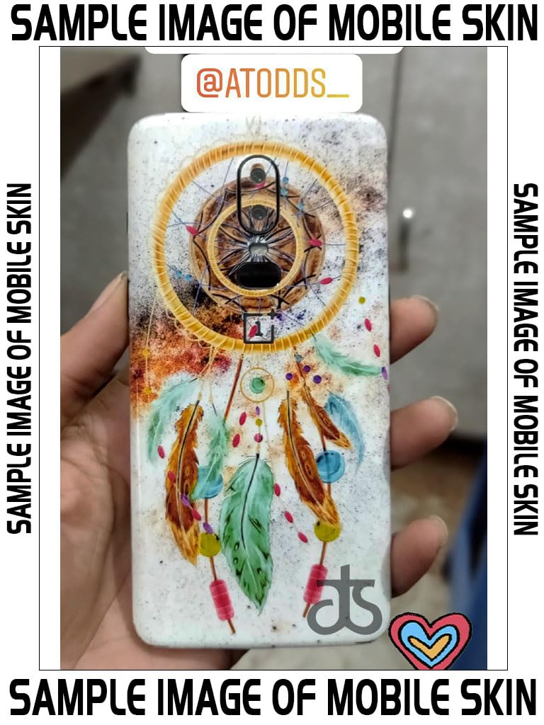 AtOdds - Full Body Back Screen Guard Protector Film - Lamination Wrap Skin Sticker for iPhone 16 Pro Max | Scratchproof Matte Finish (Design - Dream Catcher) - Image 2