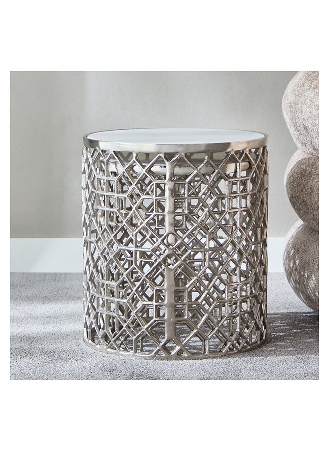 Home Box Talitha 2-Piece Marble Top Accent Table Set 42 x 46 x 42 cm  - Image 4