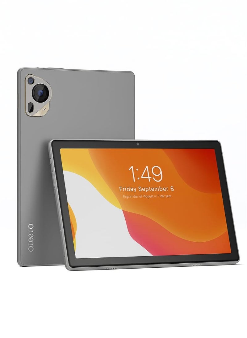 Oteeto Oteeto Tab 18, 10.1-inch Android Tablet, 8MP+13MP Camera, 8000mAh Battery, Octa Core 2.0GHz, Android 15 - Image 1