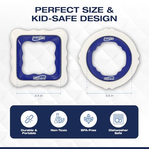 BigLeef Uncrustable Sandwich Cutters for Kids Lunch, Sandwich Cutter And Sealer To Make Crustless PBJ, Decruster Sandwich Maker for Kids Boys Girls Lunch Accessories, Dishwasher Safe, Round & Square - Image 5