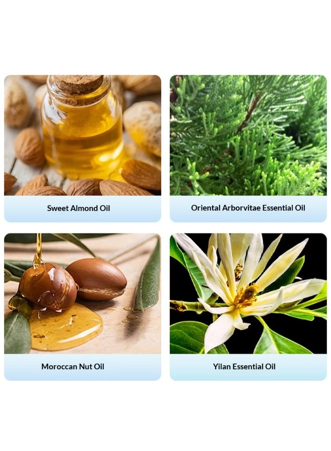 Strengthens hair roots, nourishes scalp, repairs hair strands, refreshing and non-greasy, improves dryness and frizz (10ml) - Image 2