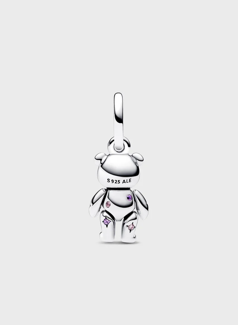 PANDORA Movable Teddy Bear Dangle Charm