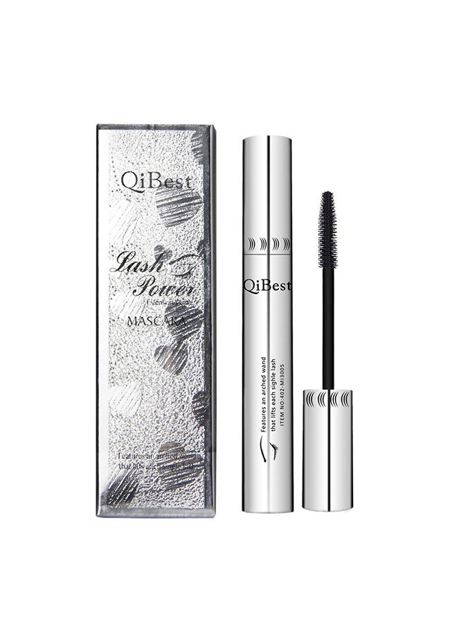 QiBest Mascara Black Fiber Mascara Charming Longlasting Mascara, Thick and Long Eyelash Waterproof and Smudge proof Eyes Makeup  - Image 2