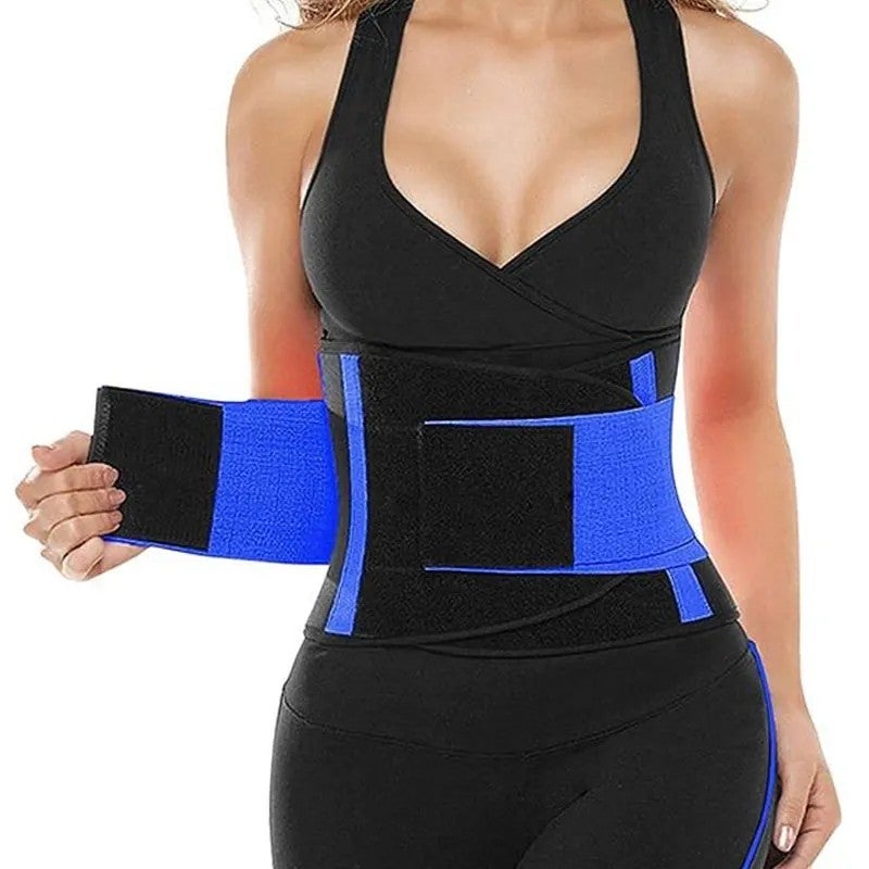 Bluejw NANBIN Neoprene Waist Trimmer - Adjustable Lumbar Support Belt for Lower Back Pain Relief & Shaping - Image 3