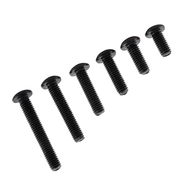 250pcs M3 Black Alloy Steel Hex Socket Screws Bolt With Hex Nuts Assortment(Button head) - Image 3