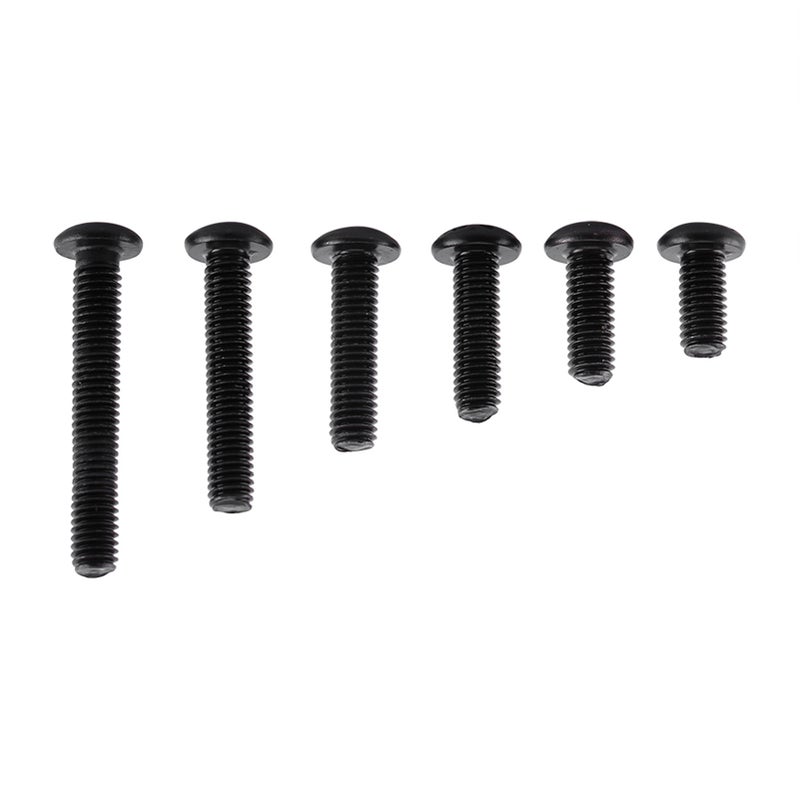 250pcs M3 Black Alloy Steel Hex Socket Screws Bolt With Hex Nuts Assortment(Button head) - Image 2