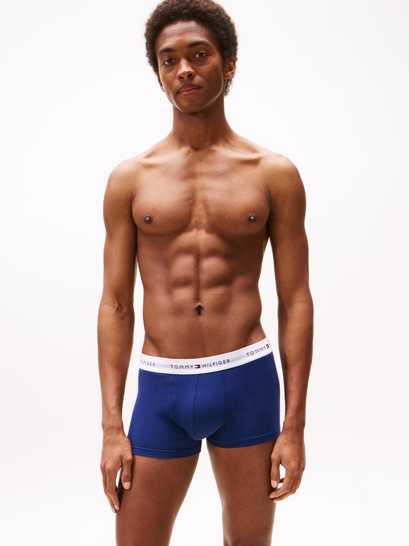 تومي هيلفيغر طقم 3 سراويل داخلية من مجموعة كوتون ستريتش - Image 3