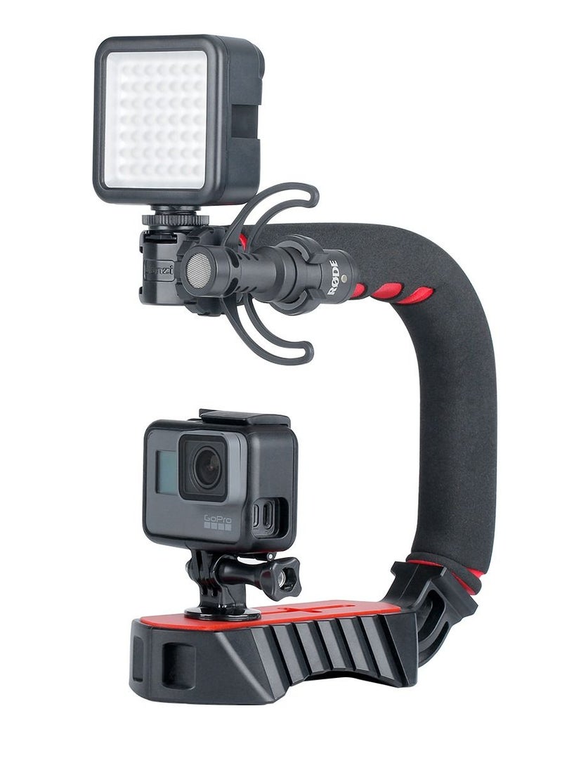 Ulanzi - U-Grip Pro Handheld Video Rig Steadicam with Triple Cold Shoe Stabilizing Handle Grip - Image 1
