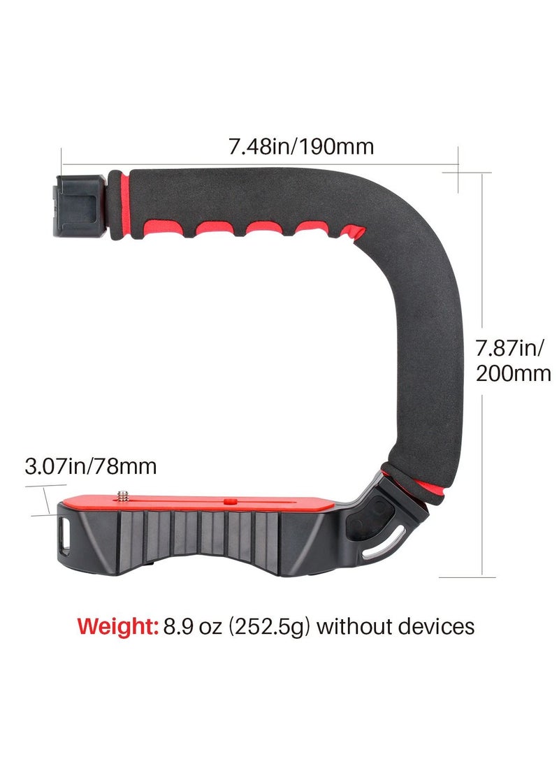 Ulanzi - U-Grip Pro Handheld Video Rig Steadicam with Triple Cold Shoe Stabilizing Handle Grip - Image 1