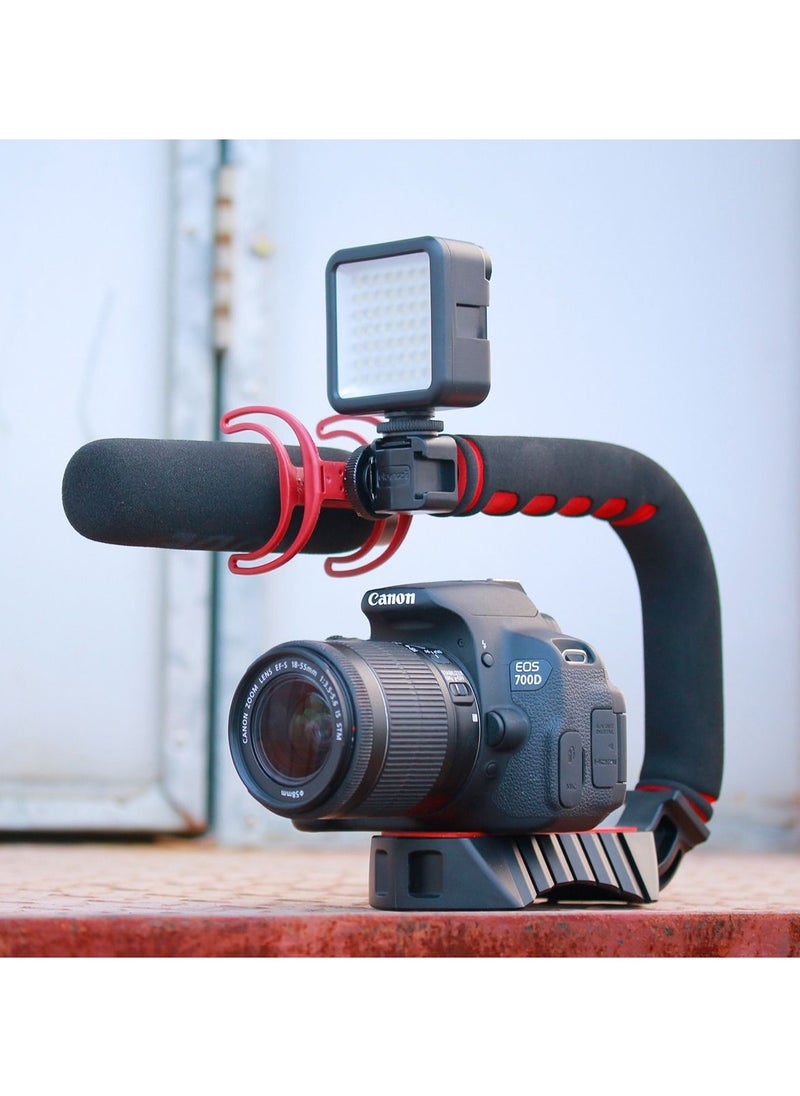 Ulanzi - U-Grip Pro Handheld Video Rig Steadicam with Triple Cold Shoe Stabilizing Handle Grip - Image 1
