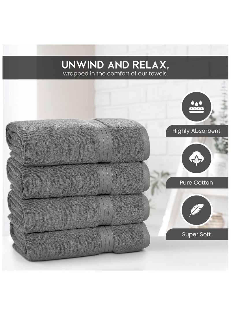 بليس كاسا مجموعة مناشف حمام بليس كازا  سم  قطع - قطن %  جرام لكل متر مربع سريع الجفاف عالي الامتصاص سميك بجودة فندقية للحمام والسبا - Image 3