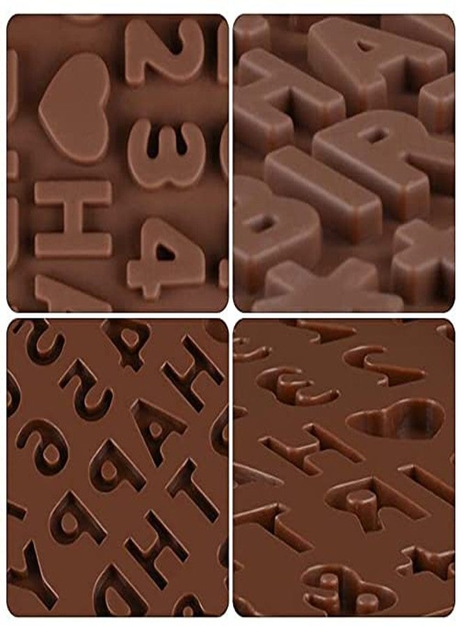 Fasholic Small Silicone Chocolate Happy Birthday & Numbers Shape Chocolate Jelly Candy, Cake Baking, Bakeware Mould Chocolate Mould (Pack of 1) - Image 3