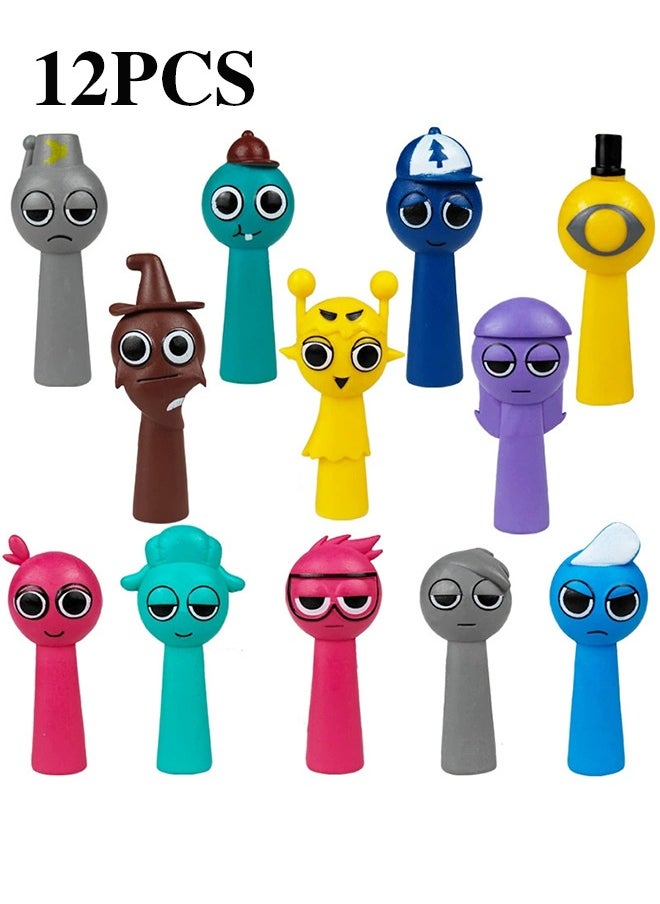 Unewshi 12 Piece Figures The Action Figure Toys For Fans Series Figures Model Birthday Cake Toppers  - Image 1