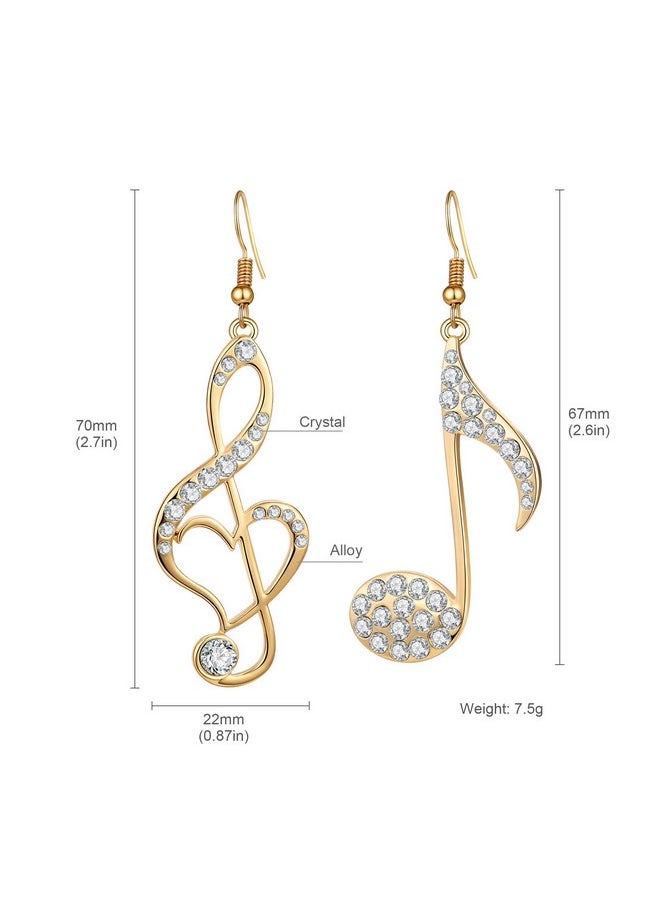 Treble Eighth Music Clef Note Fish Hook Dangle Earrings (H-Gold) - pzsku/Z63592479301627FD82B0Z/45/_/1735214517/a946160b-d3dc-4e94-95b4-2208af5f8ef5