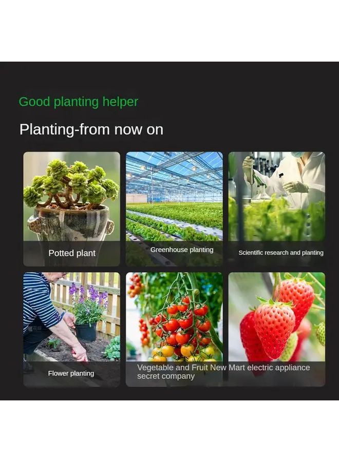 4 In 1 Soil Moisture PH Temp Sunlight Detector Digital LCD Screen Dual Probe - Image 3