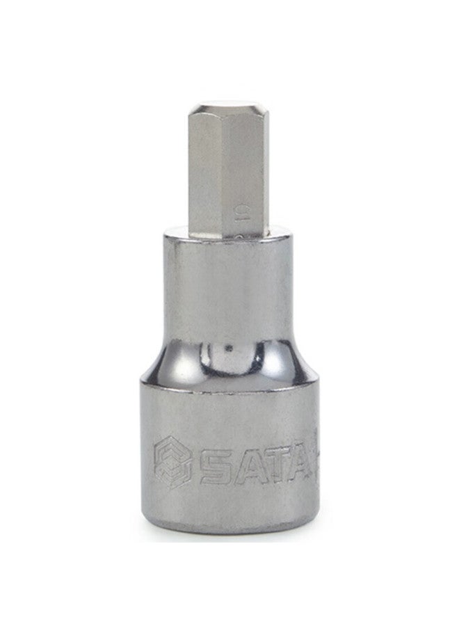 Sata 12.5mm Series 50mm Long Hexagon Screwdriver Socket 17mm, 24209 - Image 1
