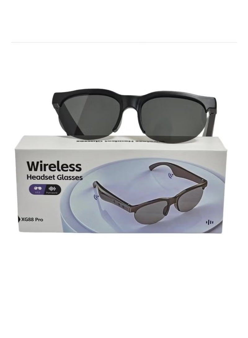 GENNEXT XG88 Pro Smart Sunglasses Bluetooth Earphones, Open-Ear Sound, Intelligent Call Assistant, Music, Universal Compatibility, , Smart Sunglasses for Men & Woman Smart Glasses Perfect for Outdoor Running & Cycling - Image 2