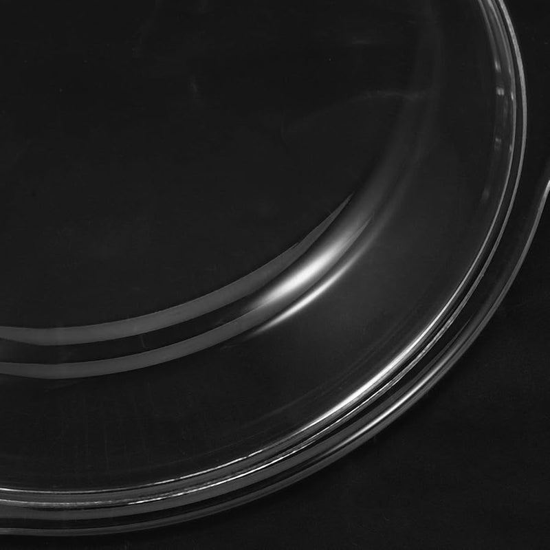 غطاء زجاجي شفاف مقاوم للحرارة لحماية الميكروويف من التناثر، آمن للخبز والبخار وغسالة الصحون - Image 4