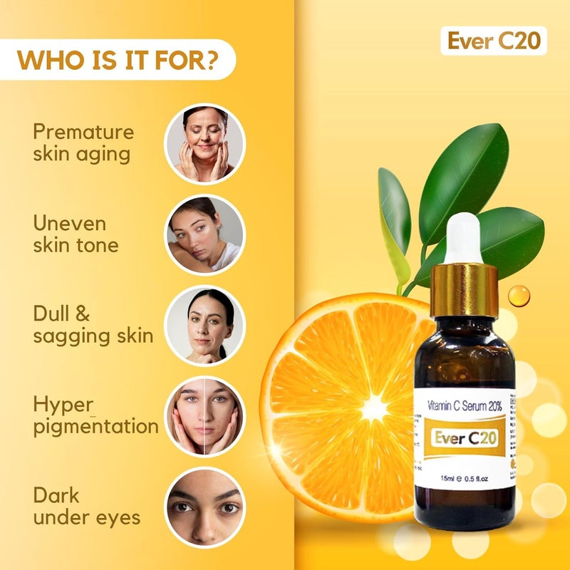 SALVE Ever C20 Vitamin C Face Serum 15 Ml - Image 4