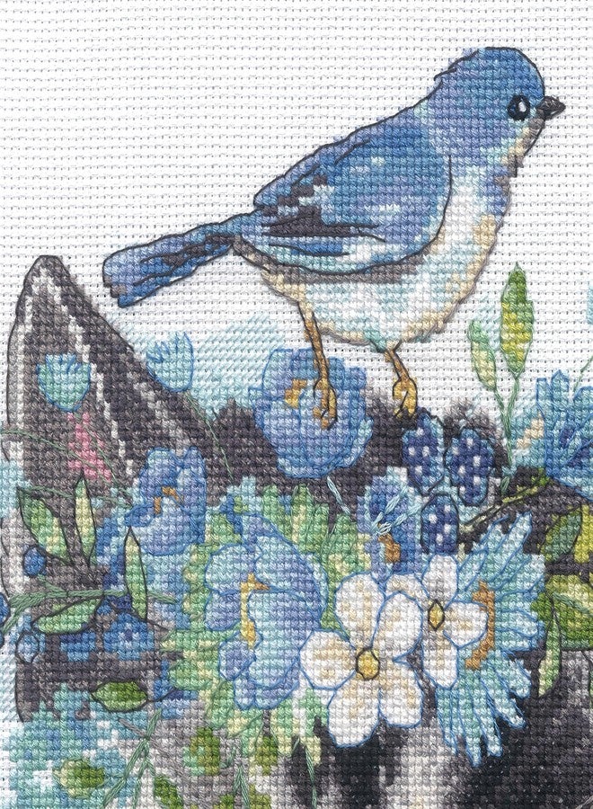 Dimensions Floral Crown Cat Counted Cross Stitch Kit, 11" x 11", 16 Cnt. White Aida 4 pcs - Image 5