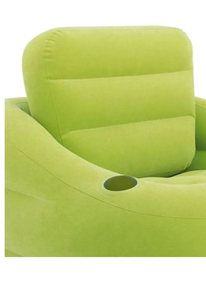 Cady One Outdoor Accent Chair With Cup Holder Green 107x97x71cm  - Image 2