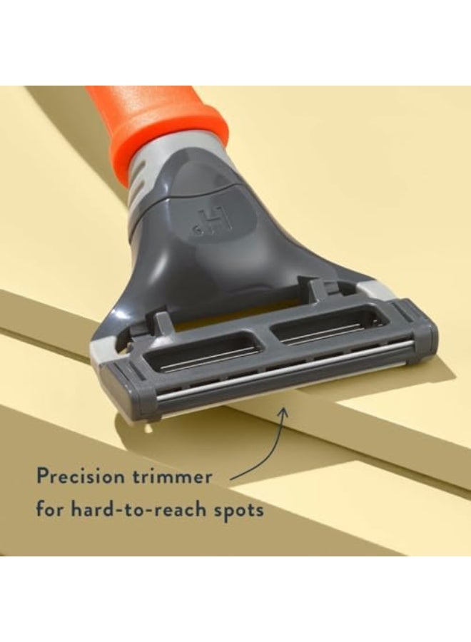 Harry's Razor for Men - Razor Handle and Razor Blade Cartridge - Shaving Gift Set for Him - Orange - Image 4