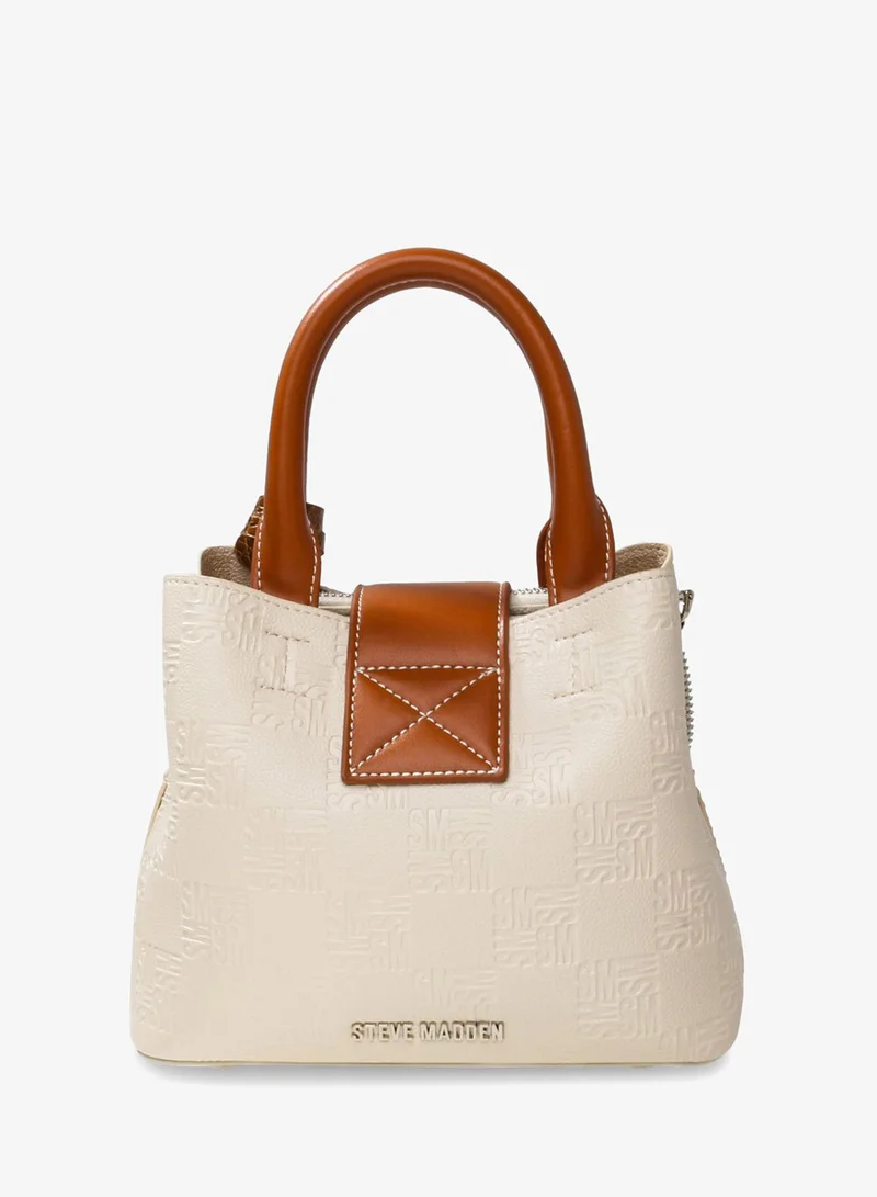 STEVE MADDEN Steve madden sanibel women's bone satchel bag