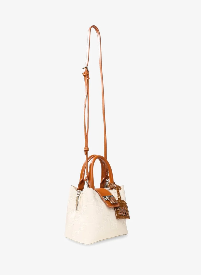STEVE MADDEN IVORY Steve madden sanibel women's bone satchel bag for Women | Best Price UAE