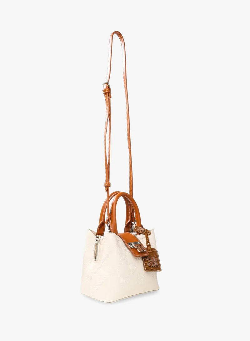 STEVE MADDEN IVORY Steve madden sanibel women's bone satchel bag for Women | Best Price UAE