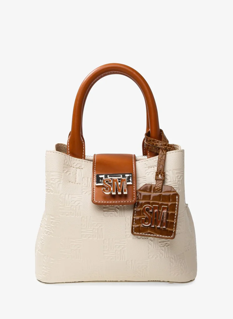 Steve madden sanibel women's bone satchel bag