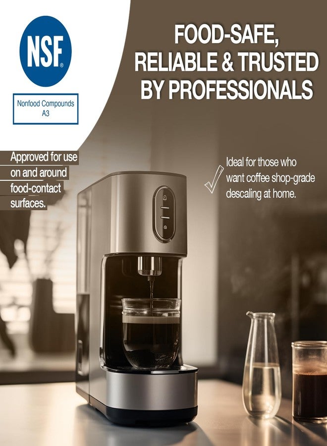 ERRECOM Moka, Coffee Machine Descaler, NSF Registered A3, Compatible with all Coffee Machines and Kettles, 17 fl oz (500 mL), 5 Uses - Image 3