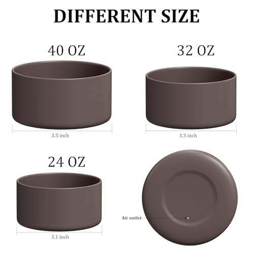 Affute Silicone Boot for Owala Water Bottle 40 oz, Anti-Slip Protective Sleeve for FreeSip/Twist/Flip Water Bottles, BPA Free, Bottom Bumper Cover Protects Water Bottles from Scratches(Boneyard2) - Image 4