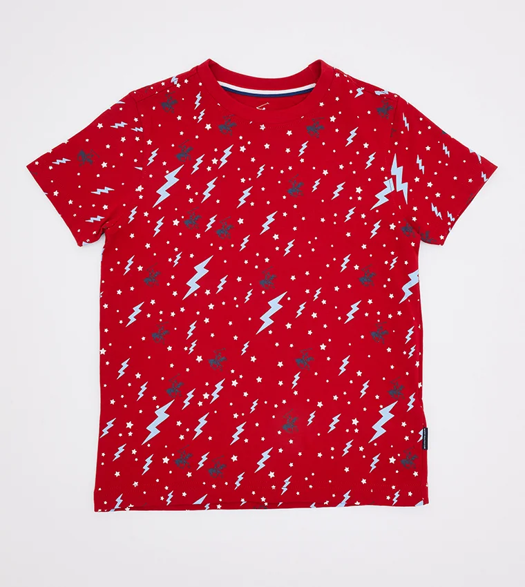 بيفرلي هيلز بولو كلوب تيشيرت بطباعة نجوم شاملة