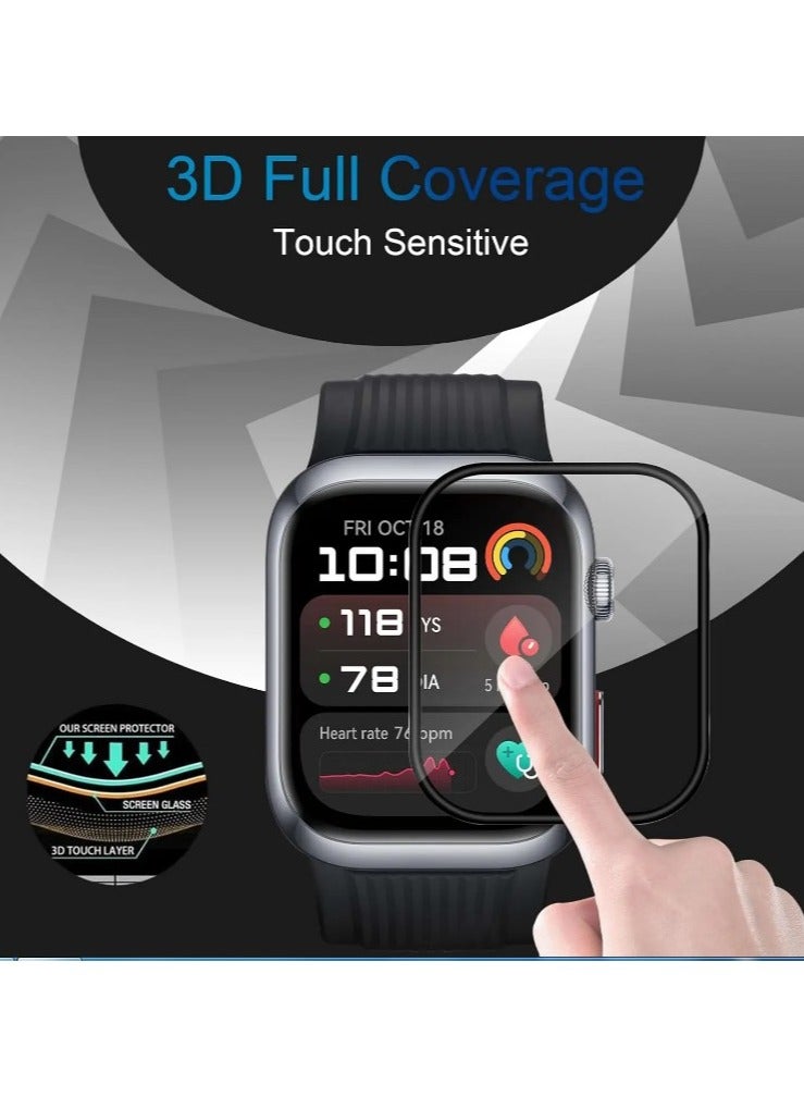 2 Pack Screen Protector for Huawei Watch D2, Clear HD Hydrogel Film Anti-Scratch, 3D Curved Full Cover Composite Material Screen Protection Film,Full Coverage,Wear-resistant Protective Film (3D Curved,2pcs)  - Image 5