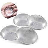 Ducki Ducki Door Stopper Wall Protector (4pk) - Clear, Quiet, Shock Absorbent Gel - Adhesive Reusable Bumper Protector, Wall  - Image 1