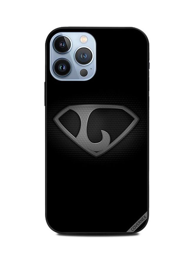 Covernex Apple iPhone 13 Pro Max Protective Case Cover Printed Featuring Alphabet B&w L DESIGN_0122 - Image 1