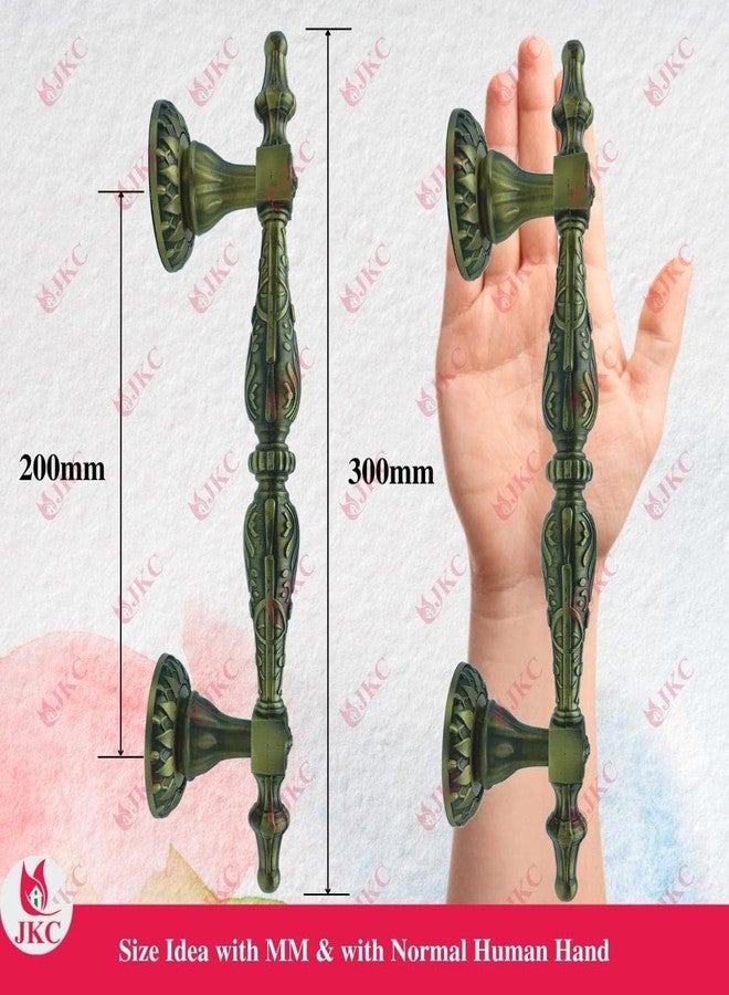 JKC Antique Door Handle 8 Inch, Suitable for Main Door - Elegant and Classic Door Handles, Perfect for Wardrobe Doors and Main Door Handle Needs - Pack of 1 - Image 2