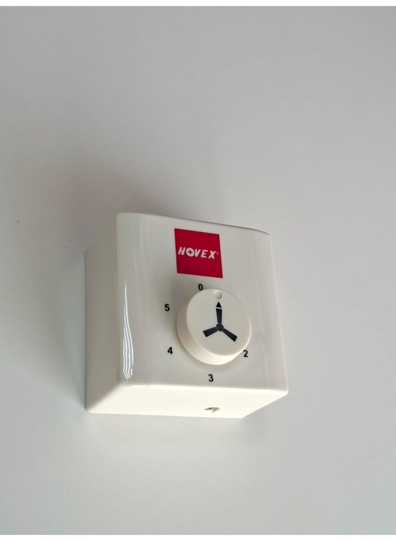 NOVEX Executive Choice High-Performance 5-Step Universal Ceiling Fan Regulator – Model NV-FR105 – Long-Life Speed Controller with Silent Technology - Image 3