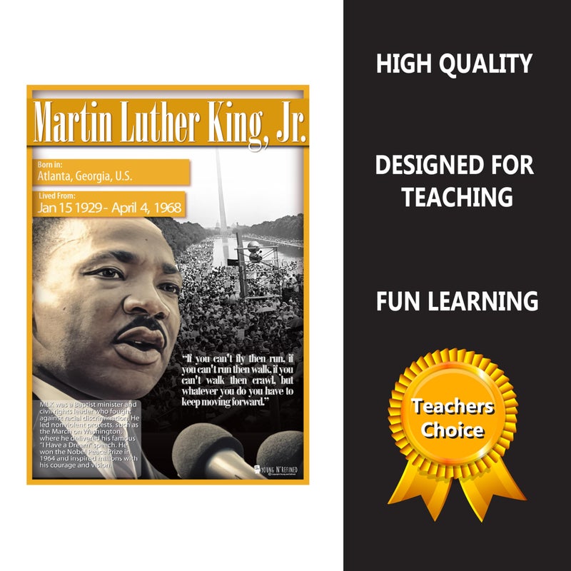Young N Refined Black History Posters 12 pack school charts Glossy Paper (12.5x18) | Young N Refined | USA MADE - Image 3