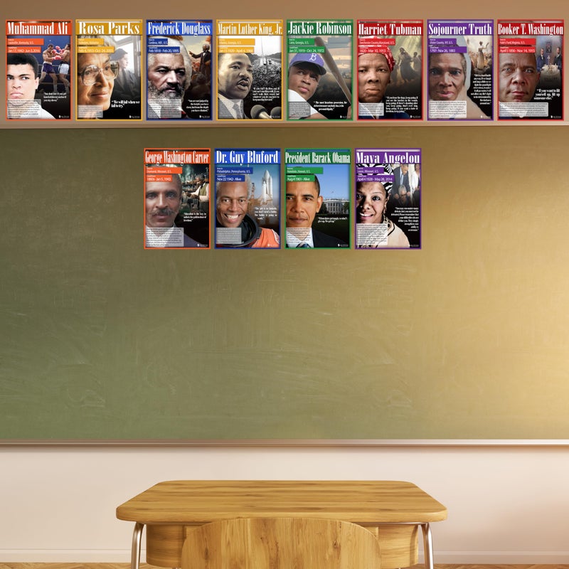 Young N Refined Black History Posters 12 pack school charts Glossy Paper (12.5x18) | Young N Refined | USA MADE - Image 5
