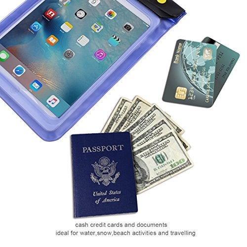 WALNEW Universal Waterproof eReader Protective Case Cover for Colorsoft Signature Edition/7"/6.8“Kindle Paperwhite /6" Kindle 2024/Oasis/Fire 7,iPad mini, Kobo Clara/Nia and More, Blue - Image 5