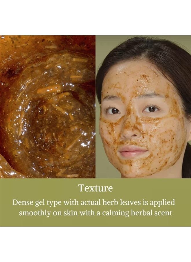 I'M FROM [I'M FROM] Mugwort Mask 3.7 fl oz | Natural Herb, Tea tree, Wash-off, Cooling and fast Soothing Breakouts, for Sensitive skin  - Image 5