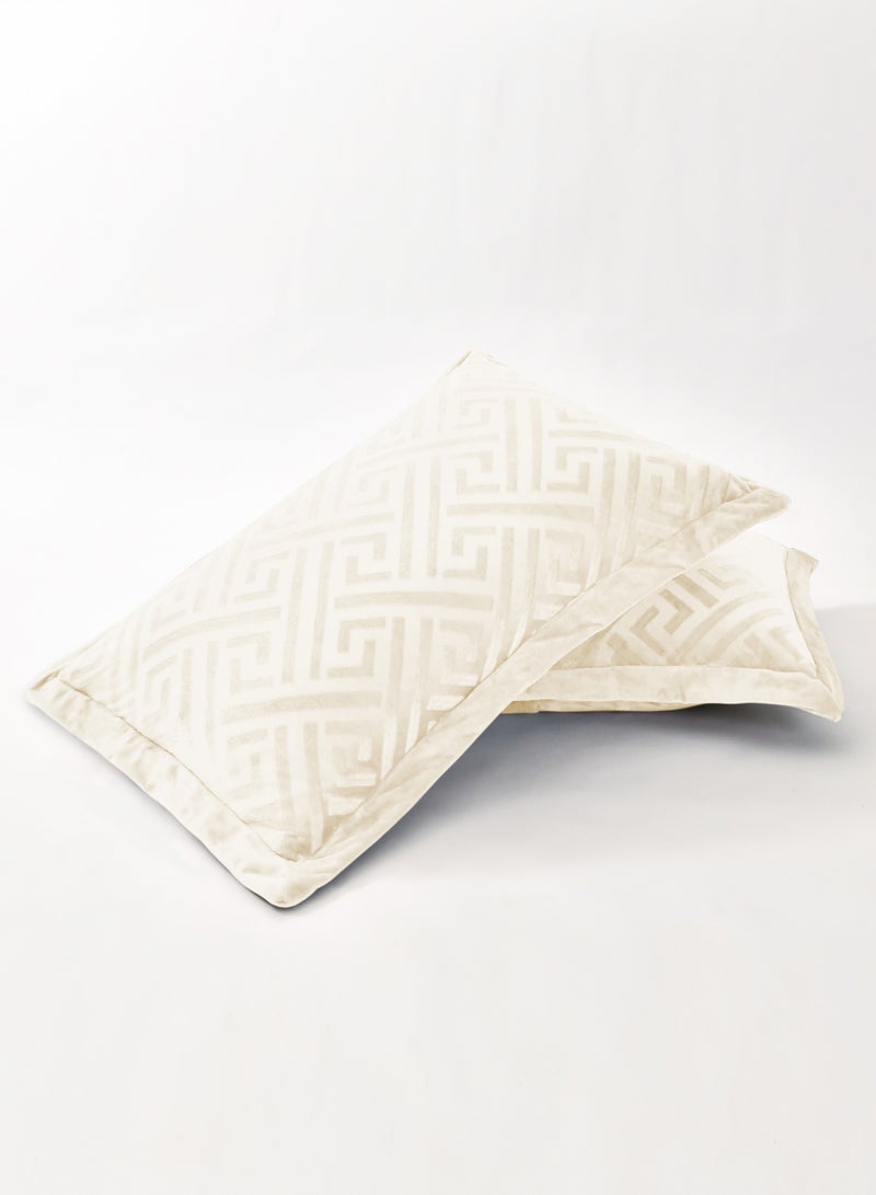 سيد المنسوجات المنزلية طقم لحاف مخملي، 5 قطع حجم كوين، يناسب 160 × 200 سم سرير كوين،مع الحشوة القابلة للنزع،  ناعم، دافئ - Image 3