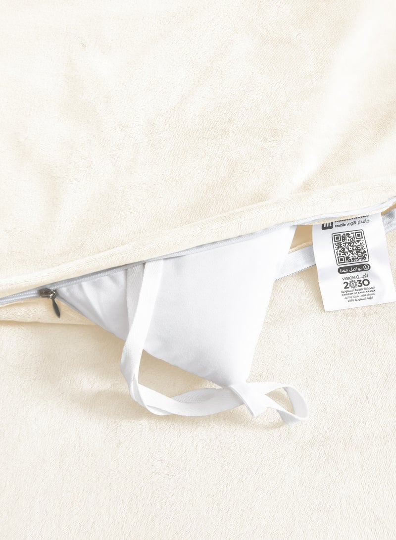 سيد المنسوجات المنزلية طقم لحاف مخملي، 5 قطع حجم كوين، يناسب 160 × 200 سم سرير كوين،مع الحشوة القابلة للنزع،  ناعم، دافئ - Image 5